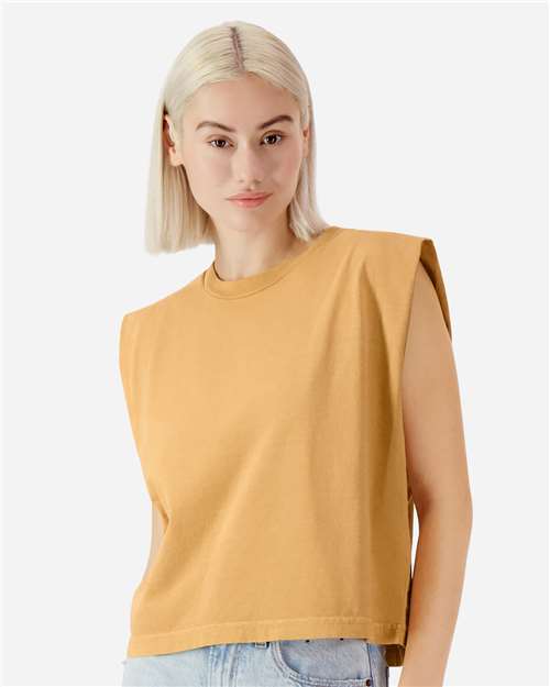 Women's Heavyweight Cotton Garment-Dyed Muscle Tee