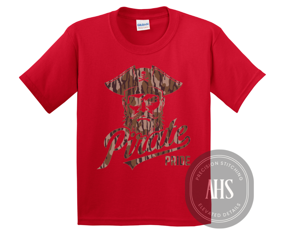 Youth Camo Pirate Pride TShirt