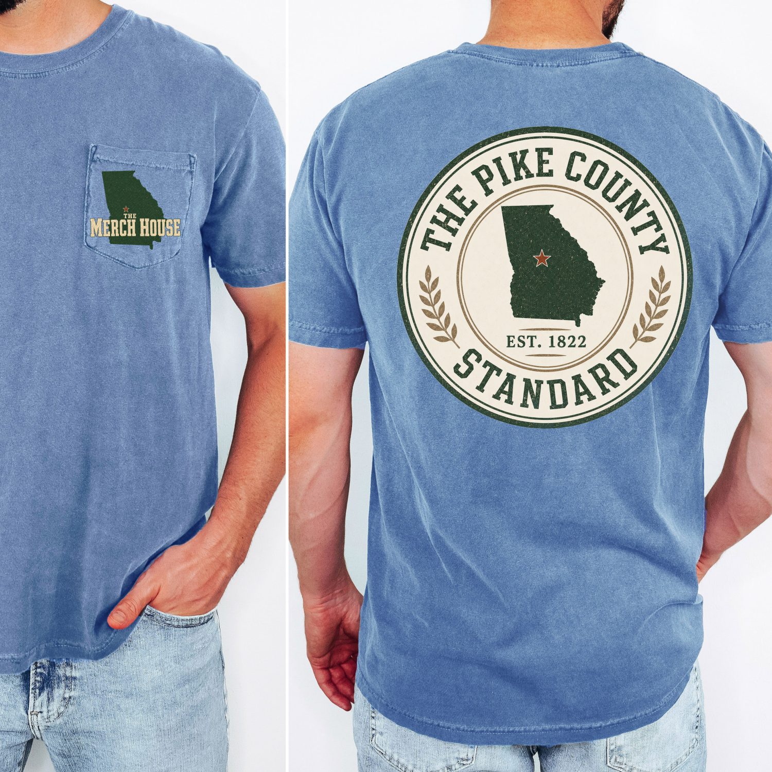 The Merch House Pike County Standard Pocket Tee